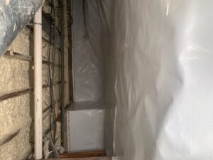 Crawl Space Encapsulation and Insulation Project in Greenwich, CT