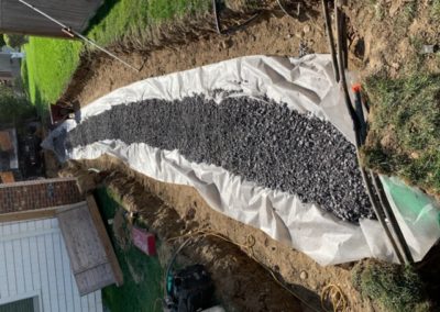 French Drain & Grading Project in Westport, CT