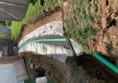 French Drain & Grading Project in Westport, CT