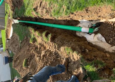 French Drain & Grading Project in Westport, CT