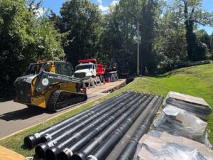 Main Line Water Supply System Installation in Greenwich, CT by Advanced Basement Solutions of Connecticut