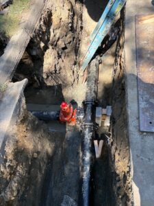 Main Line Water Supply System Installation in Greenwich, CT by Advanced Basement Solutions of Connecticut