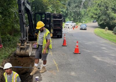 Main Line Water Supply System Installation in Greenwich, CT by Advanced Basement Solutions of Connecticut