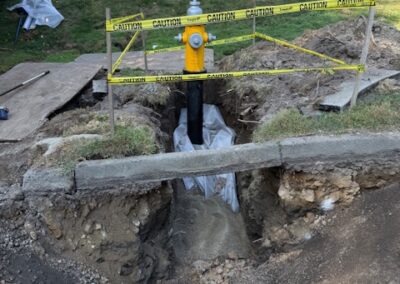 Main Line Water Supply System Installation in Greenwich, CT by Advanced Basement Solutions of Connecticut