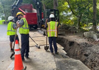 Main Line Water Supply System Installation in Greenwich, CT by Advanced Basement Solutions of Connecticut